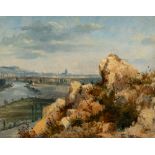 Edmund Friedrich Kanoldt (Zugeschrieben) (1845 Großrudestedt - Bad Nauheim 1904) – Blick auf Rom