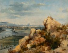 Edmund Friedrich Kanoldt (Zugeschrieben) (1845 Großrudestedt - Bad Nauheim 1904) – Blick auf Rom