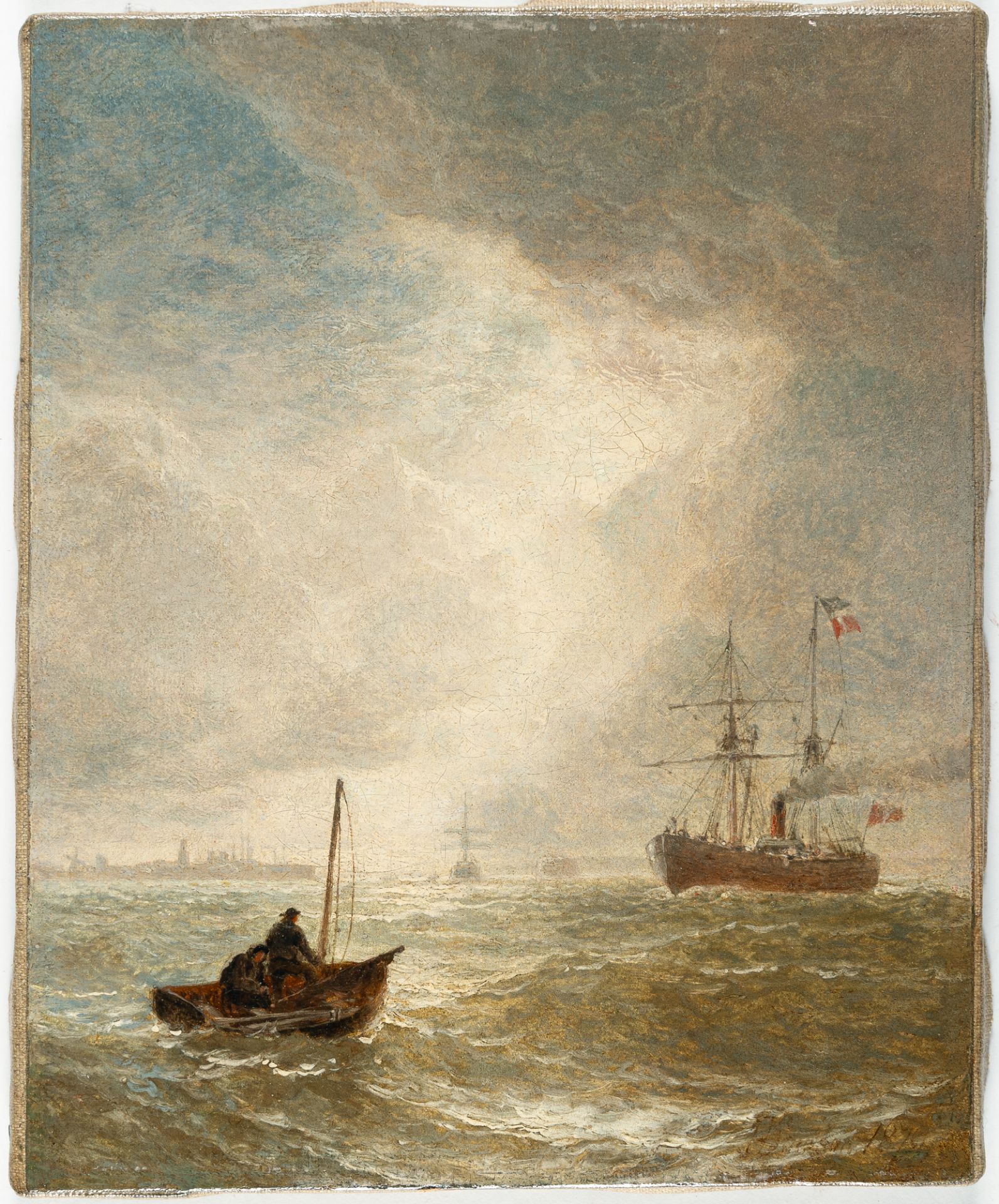 Henry Thomas Dawson (tätig um 1860 - 1896) – Ausfahrt aufs Meer - Bild 2 aus 4