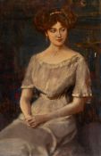 Albert von Keller (1844 Gais - München 1920) – Porträt der Baronin Elisabeth von Wichmann