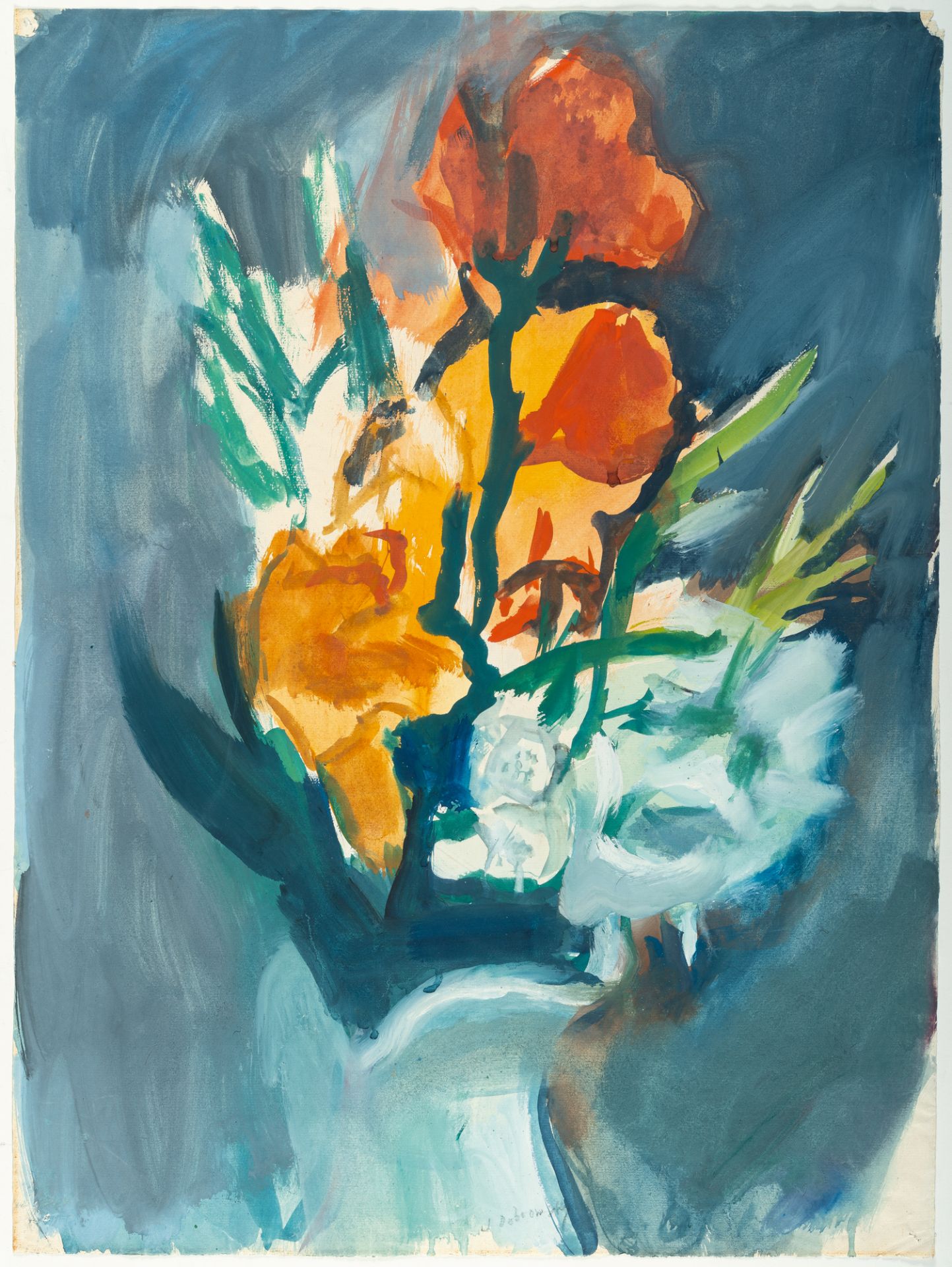 Josef Dobrowsky (1889 Karlsbad – Tullnerbach 1964) – Blumen - Bild 2 aus 3