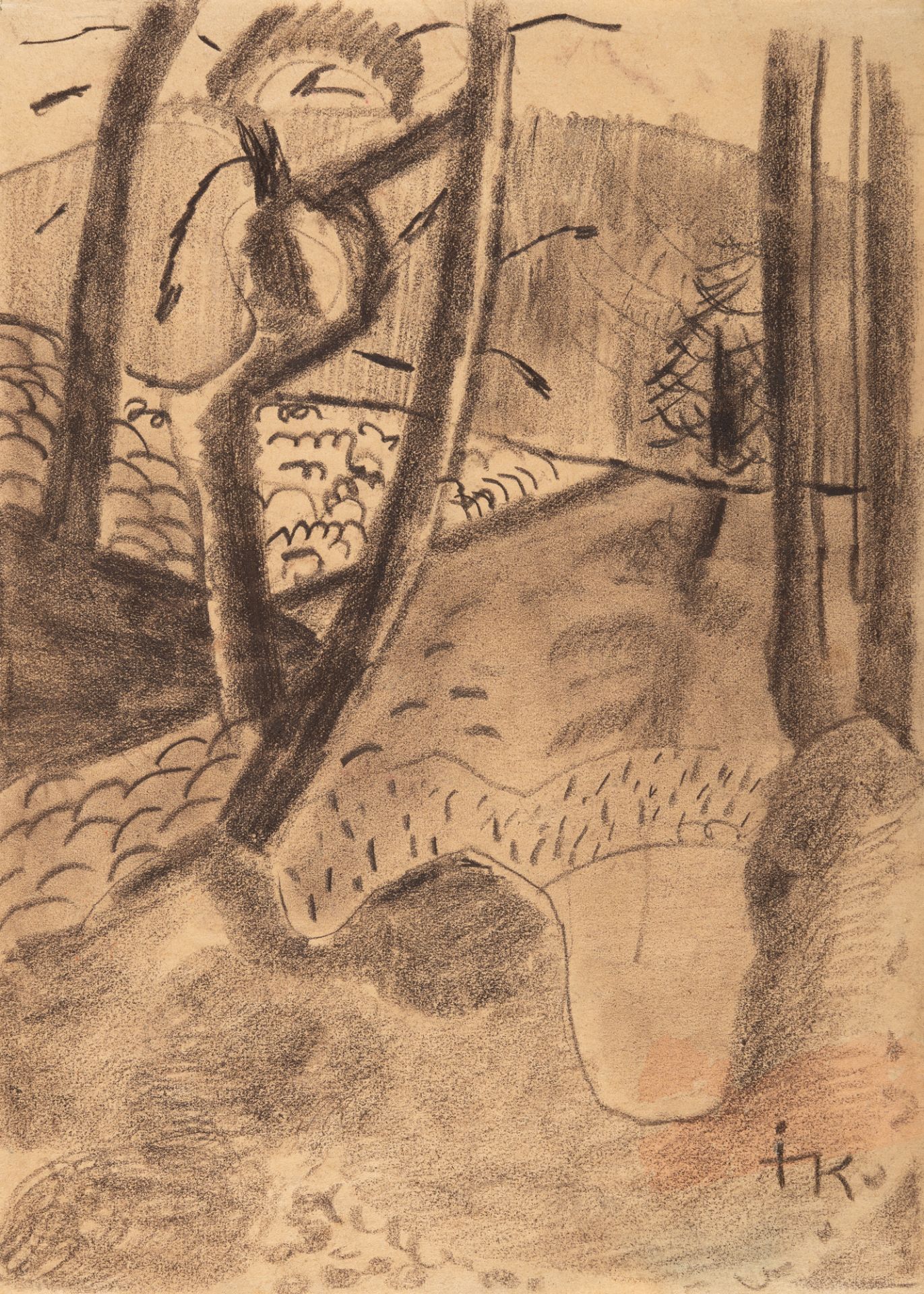 Ida Kerkovius (1879 Riga - Stuttgart 1970) – Waldlandschaft