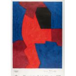 Serge Poliakoff (1900 Moskau - Paris 1969) – Composition bleue, rouge et noire