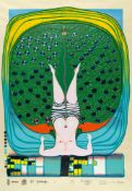 Friedensreich Hundertwasser (1928 Wien - Pazifik 2000) – Hommage à Schröder Sonnenstern