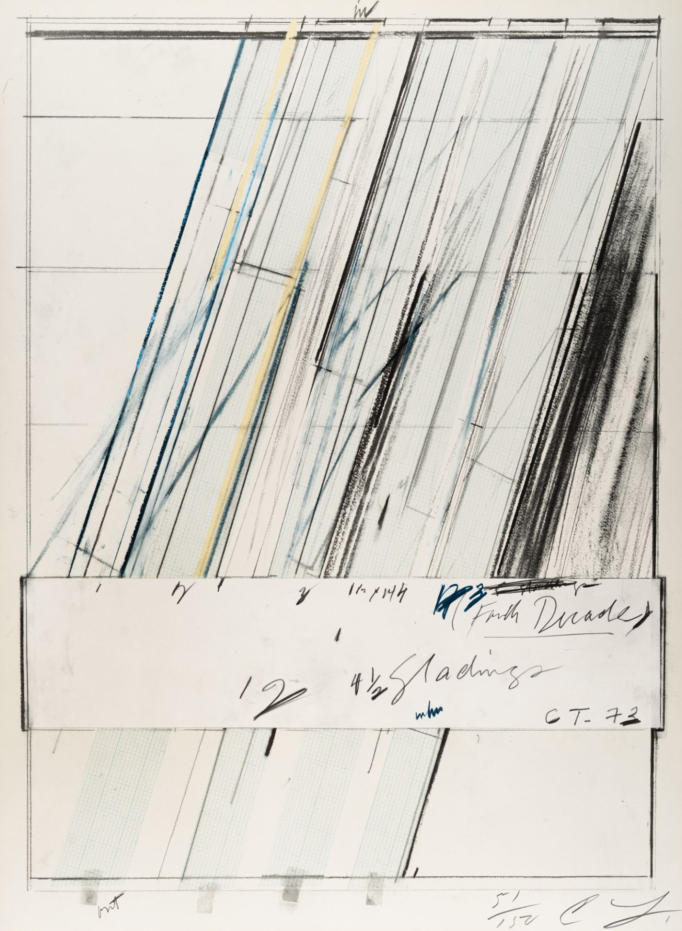 Cy Twombly (1928 Lexington/Virginia - Rom 2011) – Ohne Titel (Fourth Decade)