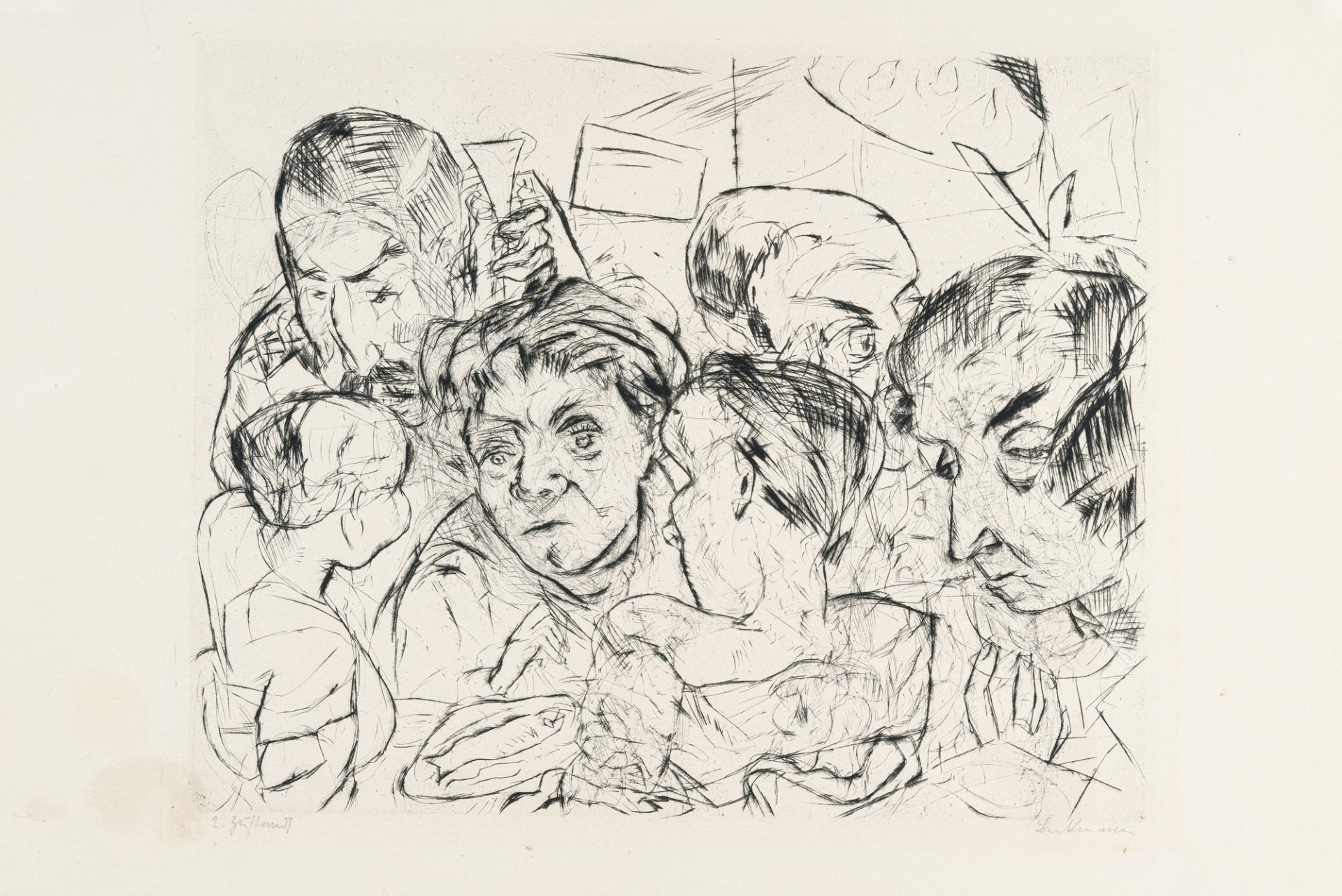 Max Beckmann (1884 Leipzig - New York 1950) – Gesellschaft