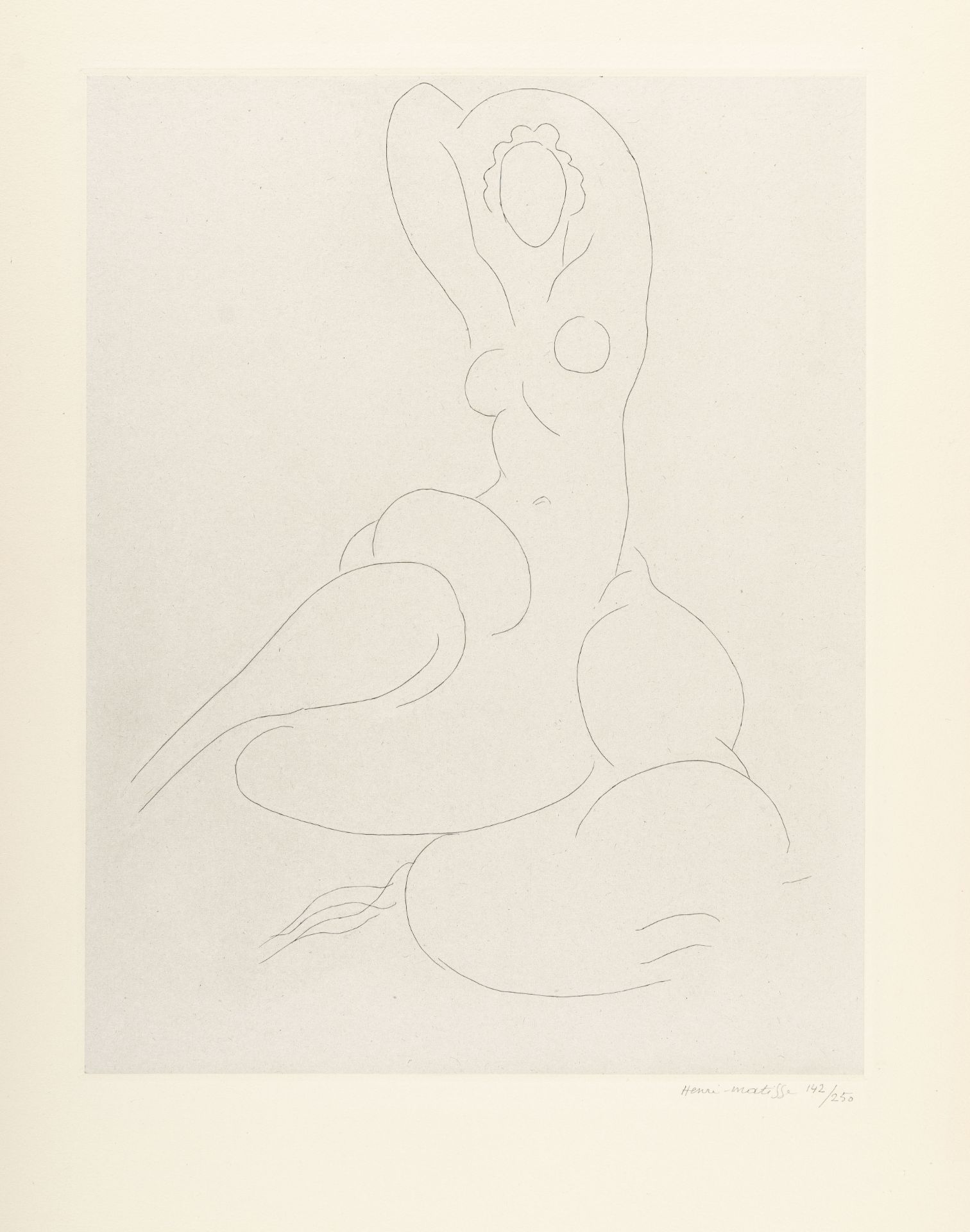 Henri Matisse (1869 Le Cateau-Cambrésis - Nizza 1954) – Nu pour Cleveland