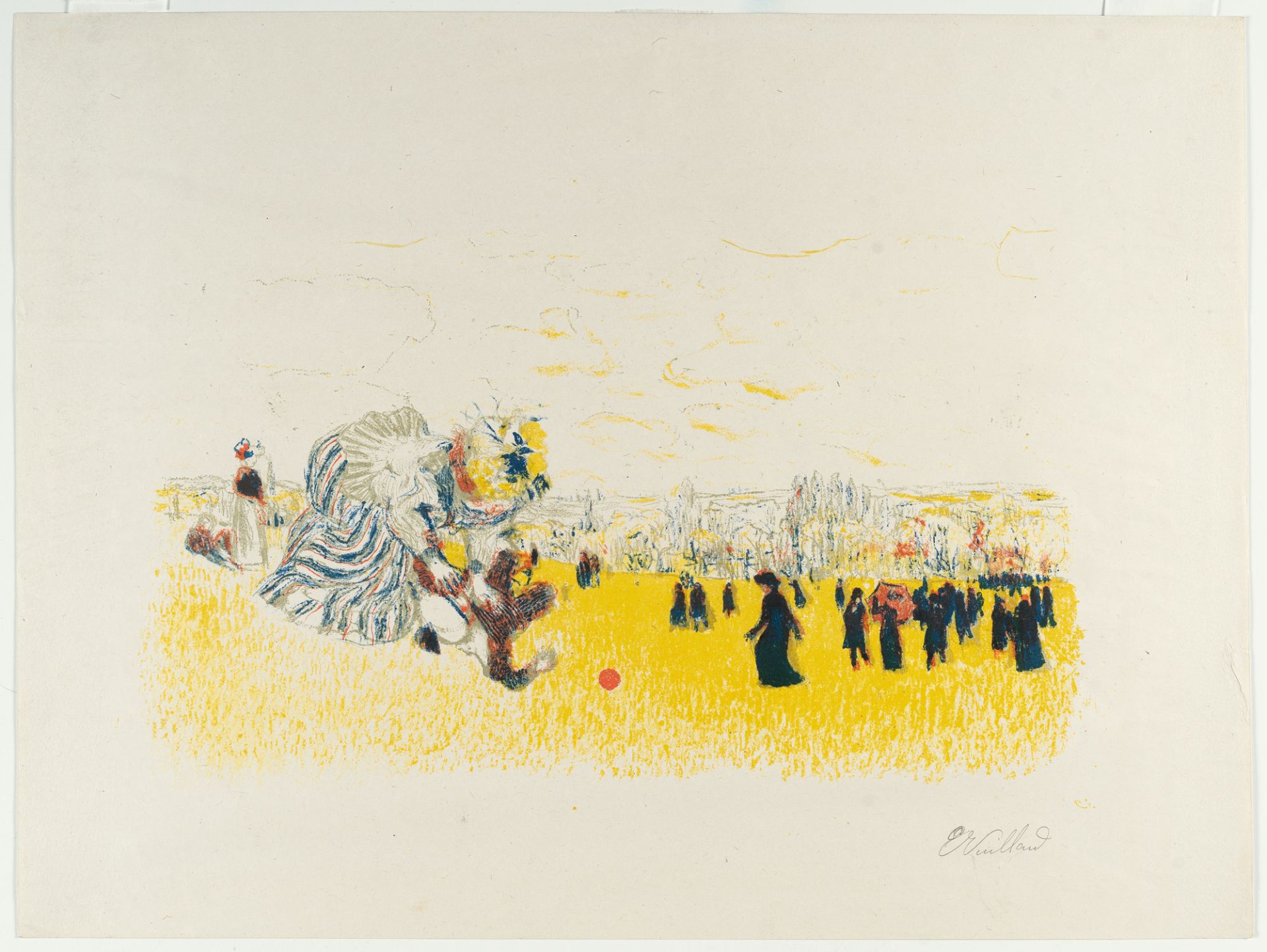 Edouard Vuillard (1868 Cuiseaux - La Baule 1940) – Jeux d'enfants - Bild 2 aus 3