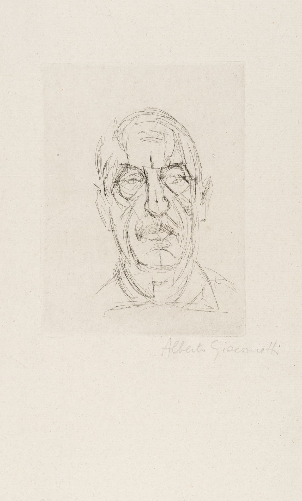 Alberto Giacometti (1901 Borgonovo - Chur 1966) – Orbandale (Iliazd) VI