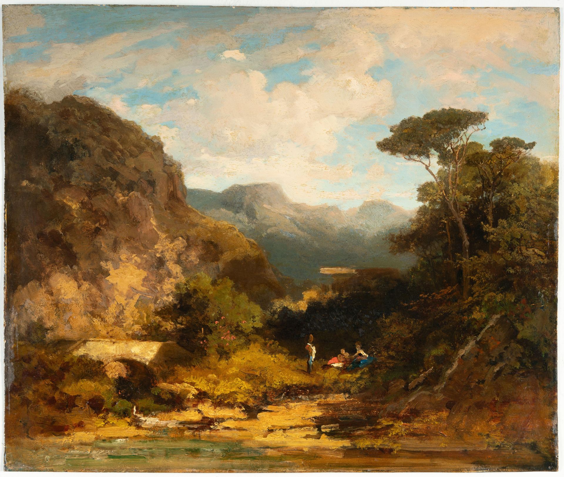 Carl Spitzweg (1808 - München - 1885) – Südliche Landschaft - Bild 2 aus 5