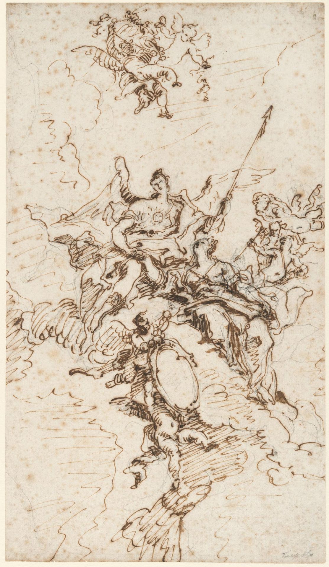 Carlo Innocenzo Carlone (1686 - Scaria - 1775) – Glorie der Vernunft - Bild 2 aus 3