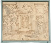 Valentin Lefèvre (1642 Brüssel – Venedig 1682) – Die Verkündigung (nach Veronese)