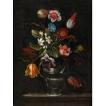 Gaspar Peeter Verbruggen D. J. (Zugeschrieben) (1664 - Antwerpen - 1730) – Tulpen und Orangenblüten