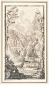 Gottfried Eichler D. J. (1715 - Augsburg - 1770) – Landschaft mit Apoll und Daphne und weiteren Ovid