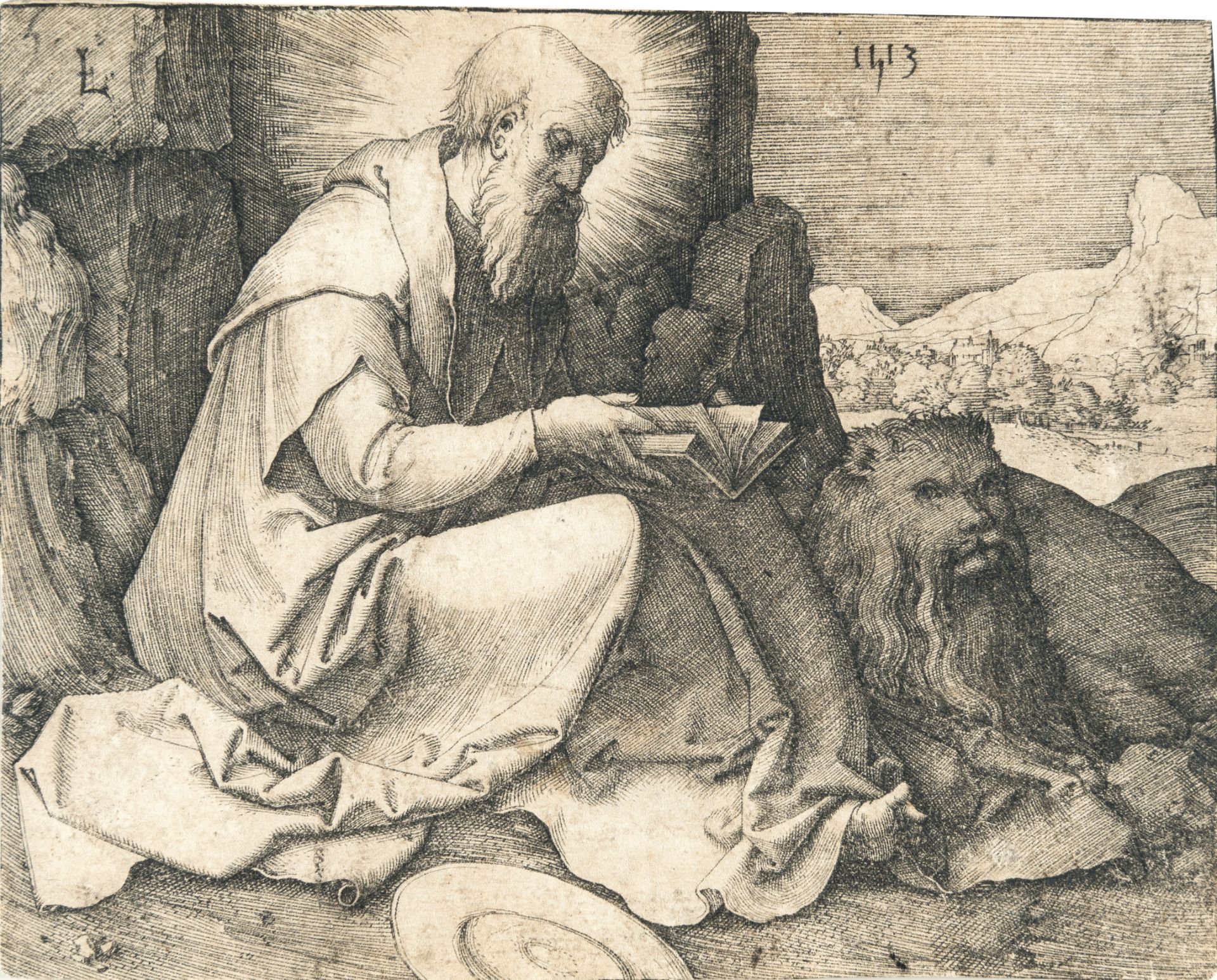 Lucas van Leyden – Der heilige Hieronymus in der Landschaft