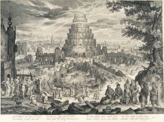 Jan van Londerseel – Landschaft mit Nimrod und dem Turmbau zu Babel