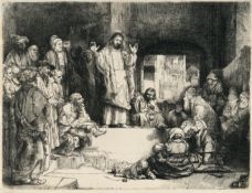 Rembrandt Harmensz. van Rijn – Christus lehrend (La petite tombe)