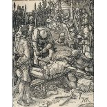 Albrecht Dürer – Christus wird an das Kreuz genagelt