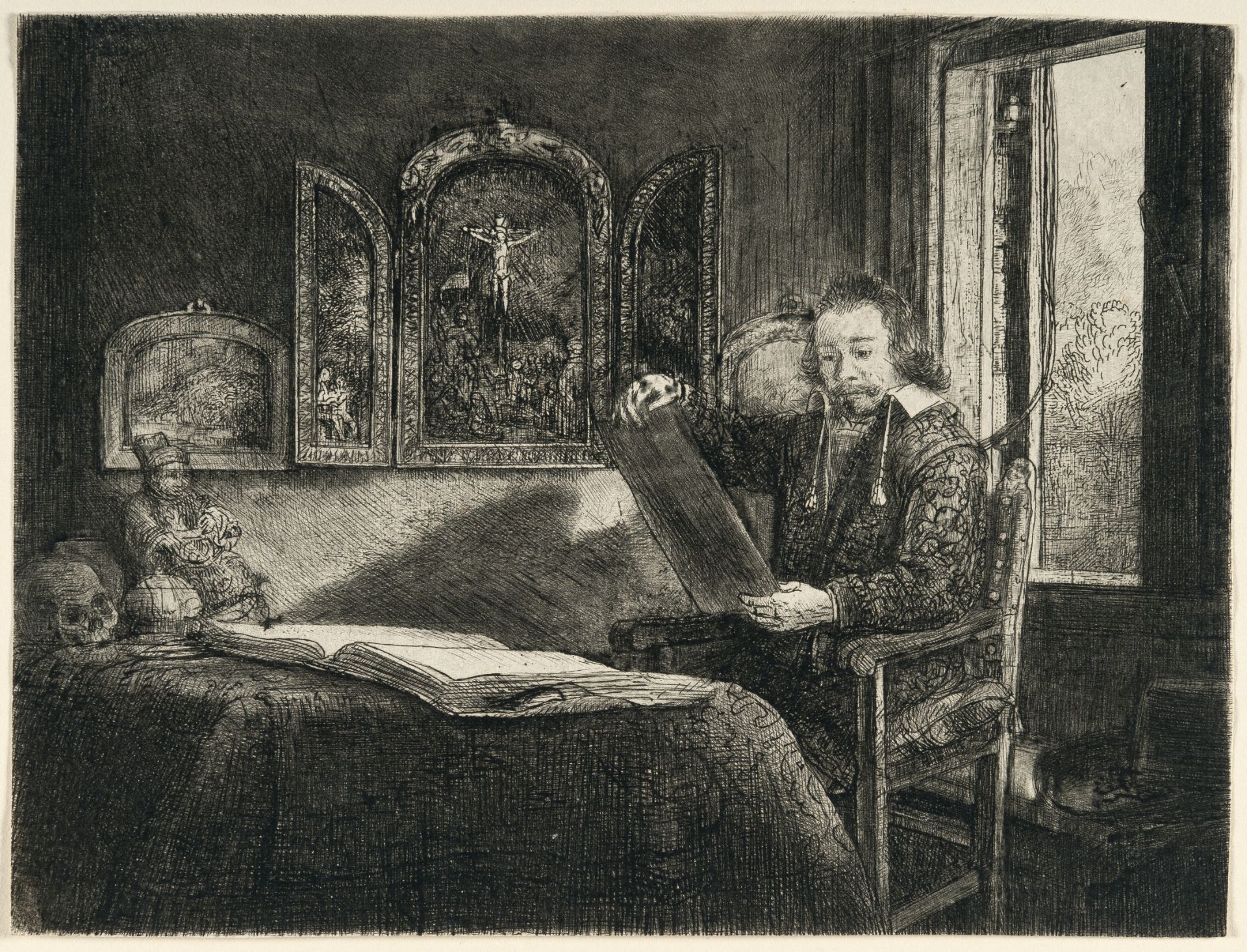 Rembrandt Harmensz. van Rijn – Abraham Francen, Apotheker - Bild 2 aus 3