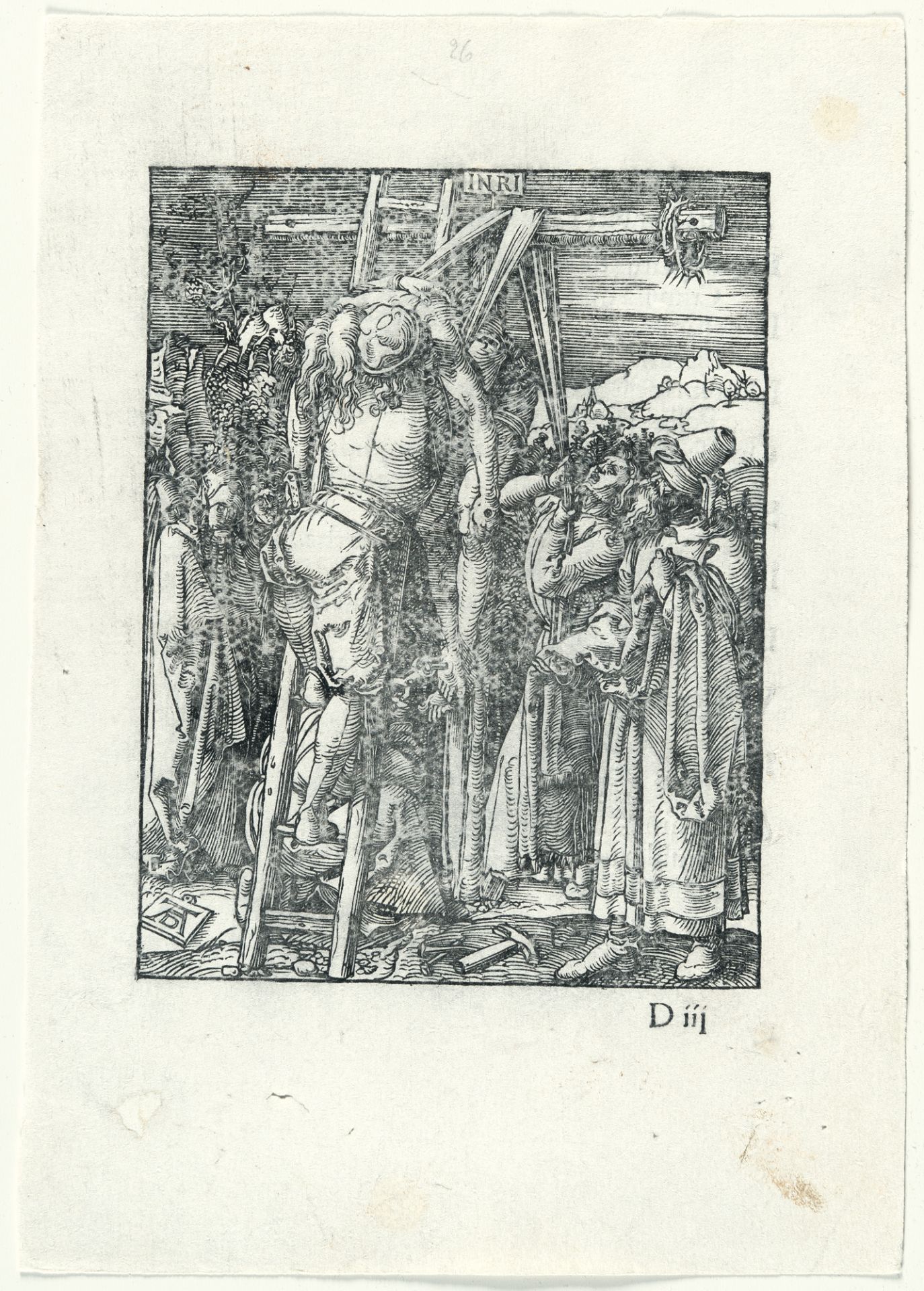 Albrecht Dürer (1471 - Nürnberg - 1528) – The Descent from the Cross (From "The Small Passion") - Image 2 of 3