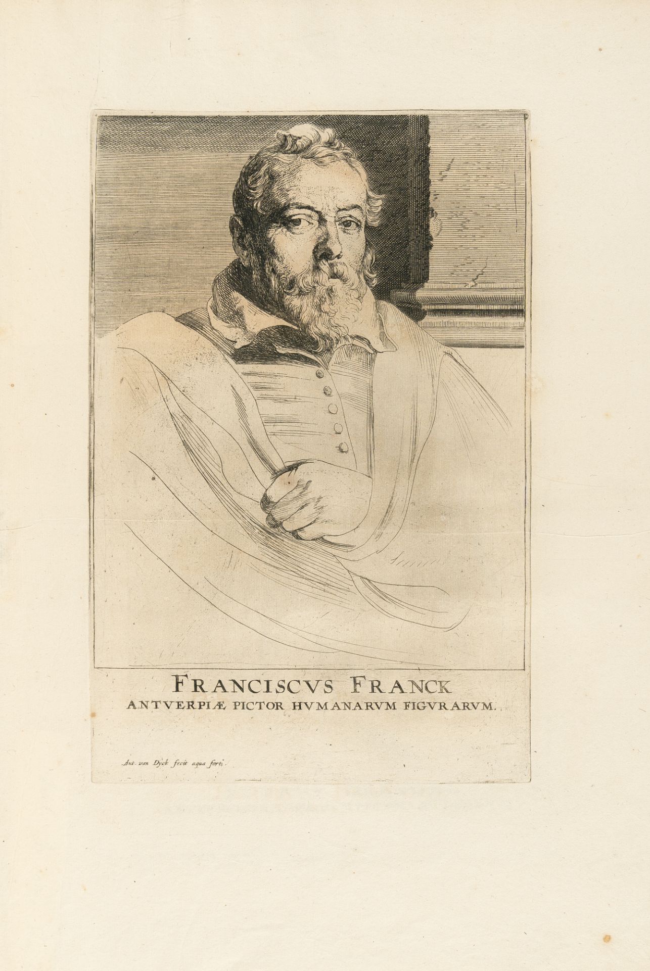 Anthonis van Dyck – Folge von 86 Bll.: Icones Principum Virorum Doctorum, Pictorum Chalcographorum S