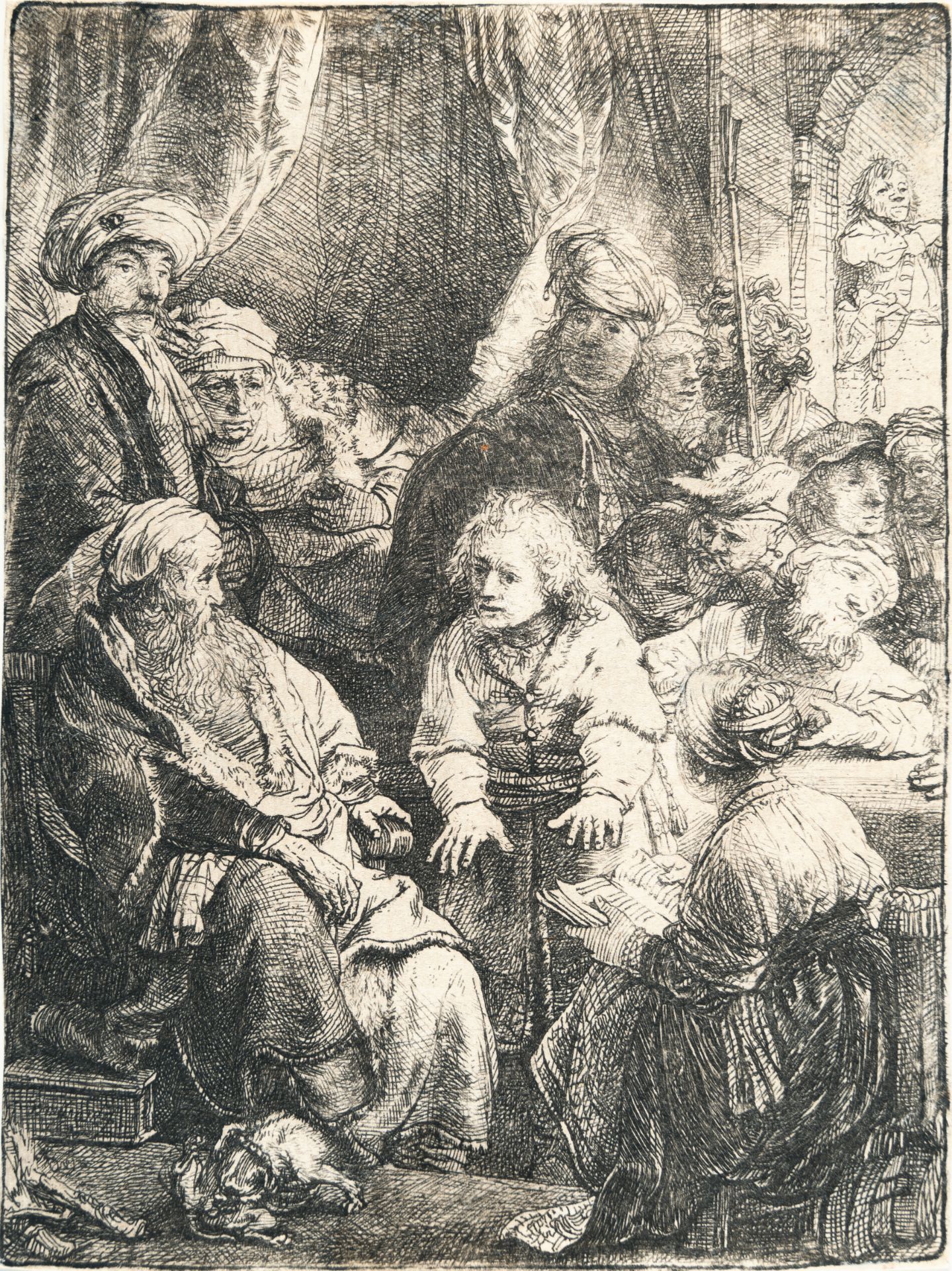Rembrandt Harmensz. van Rijn – Joseph, seine Träume erzählend