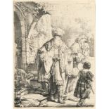 Rembrandt Harmensz. van Rijn (1606 Leiden - Amsterdam 1669) – Abraham Casting out Hagar and Ishmael