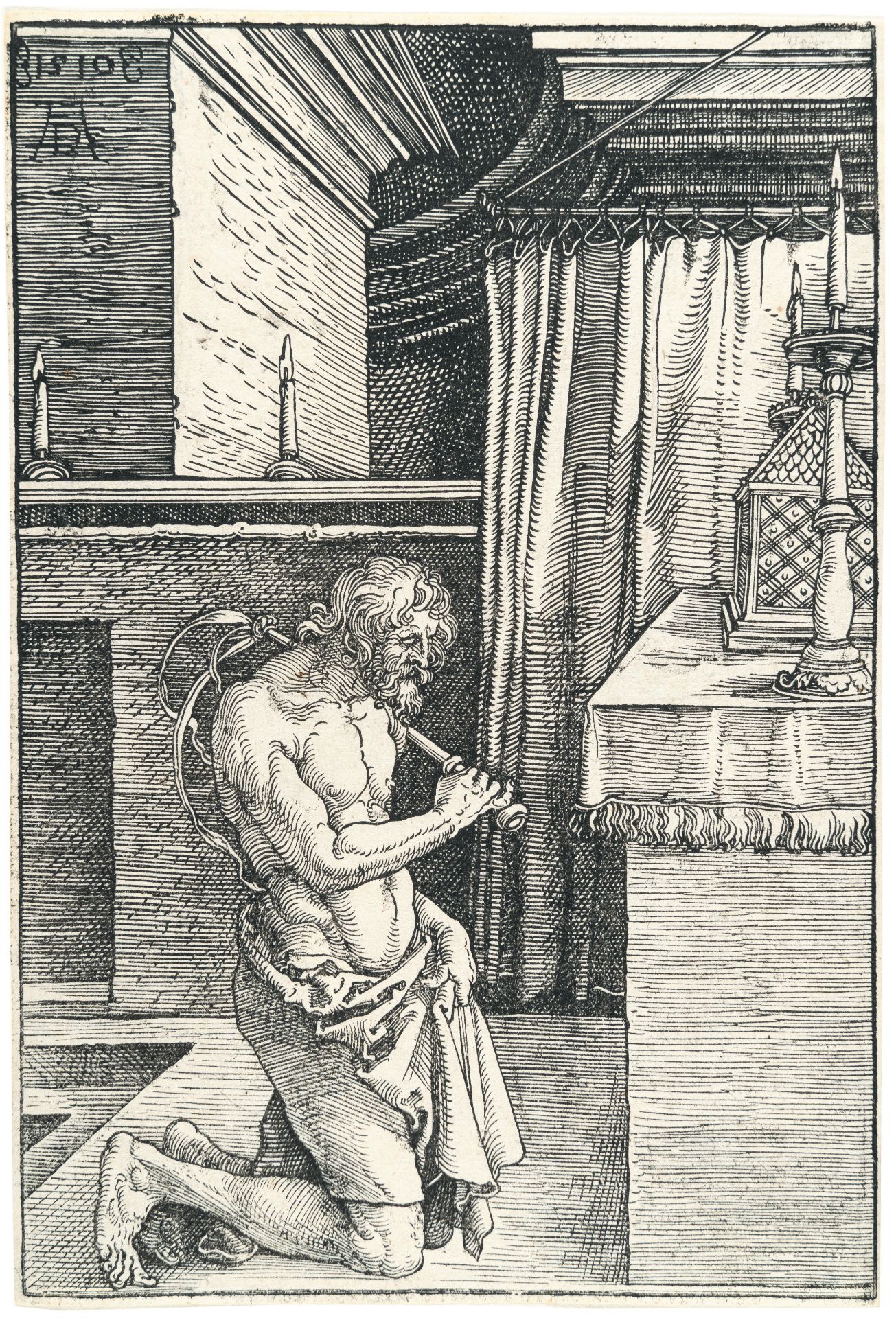 Albrecht Dürer (1471 - Nürnberg - 1528) – The Penitent (The penitent; King David, doing penance)