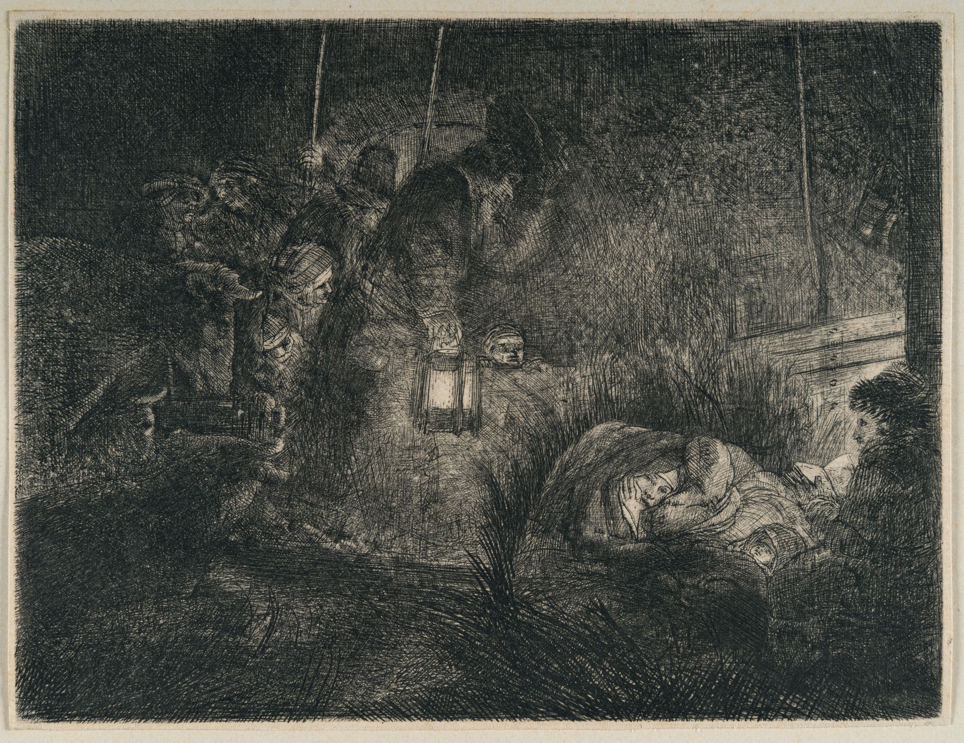 Rembrandt Harmensz. van Rijn – Die Anbetung der Hirten (Nachtstück) - Bild 2 aus 3