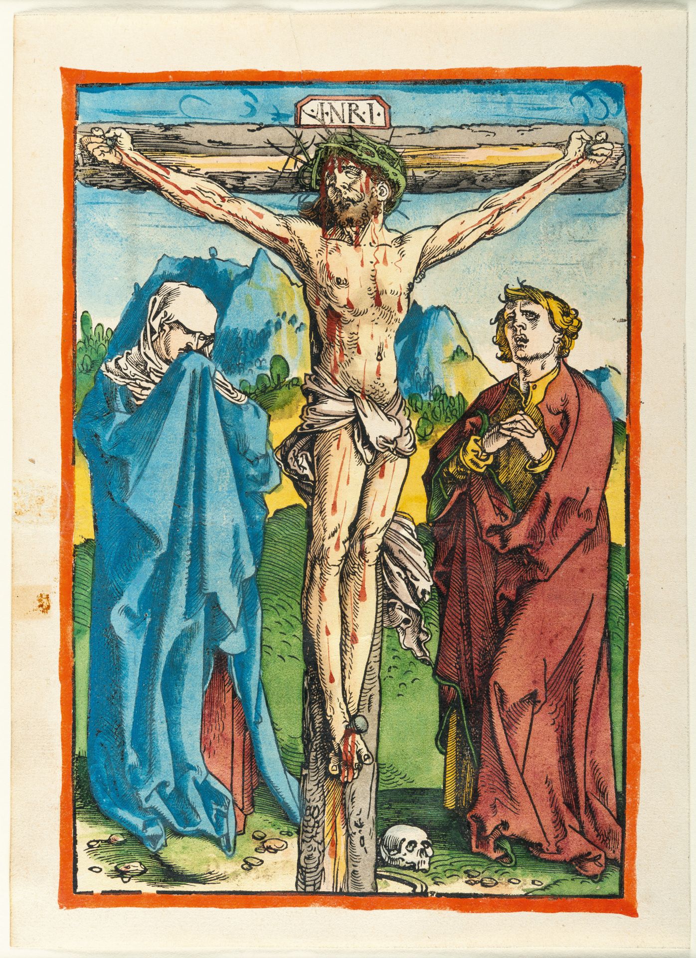 Hans Baldung, Gen. Grien – Christus am Kreuz, zwischen Maria und Johannes - Bild 2 aus 4