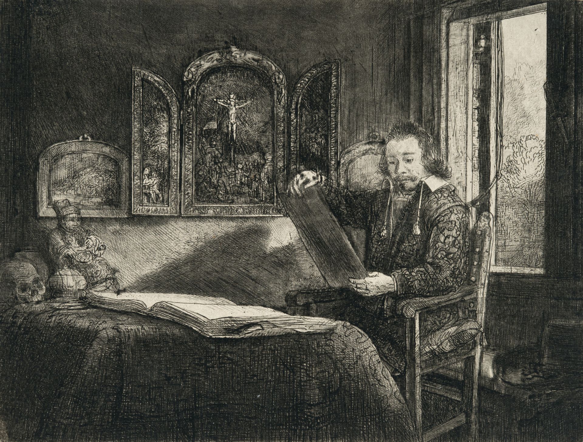 Rembrandt Harmensz. van Rijn – Abraham Francen, Apotheker