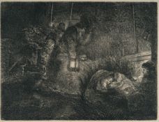Rembrandt Harmensz. van Rijn – Die Anbetung der Hirten (Nachtstück)