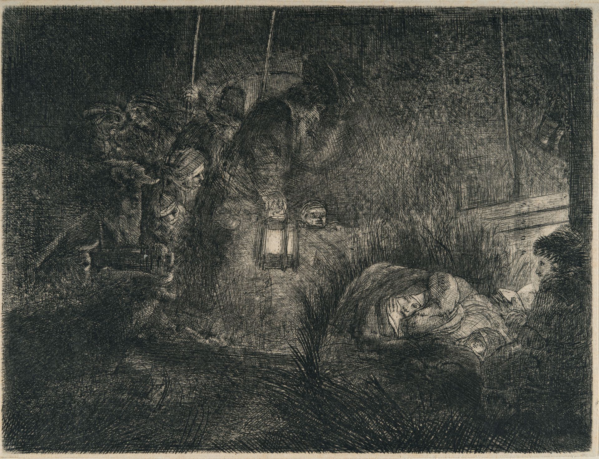Rembrandt Harmensz. van Rijn – Die Anbetung der Hirten (Nachtstück)