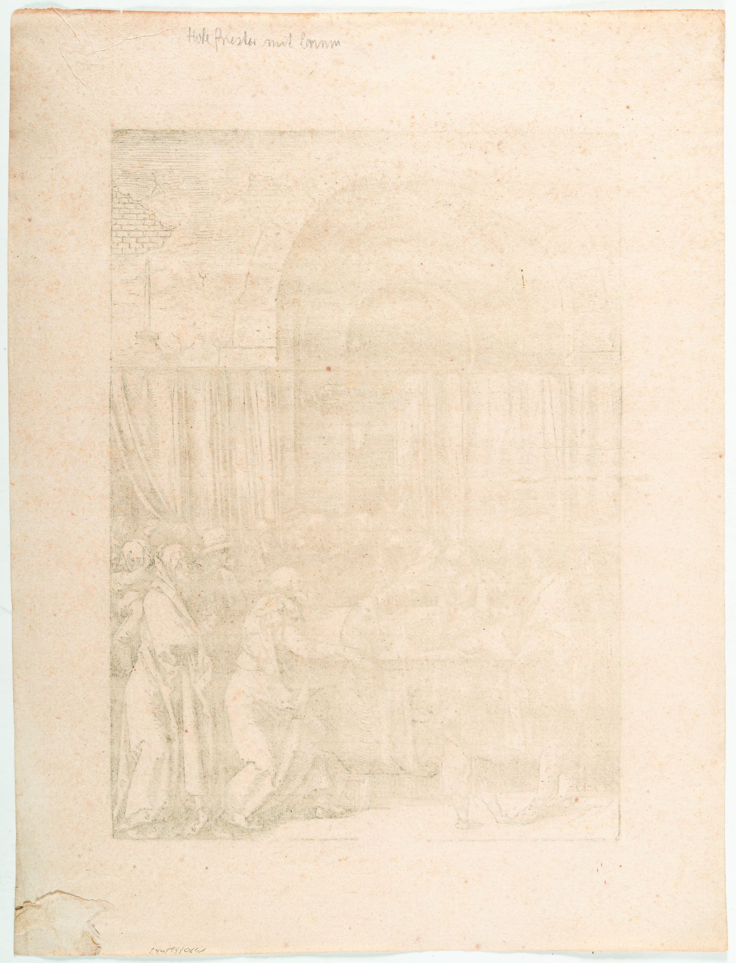 Albrecht Dürer – Joachims Opfer wird vom Hohenpriester zurückgewiesen - Bild 3 aus 3
