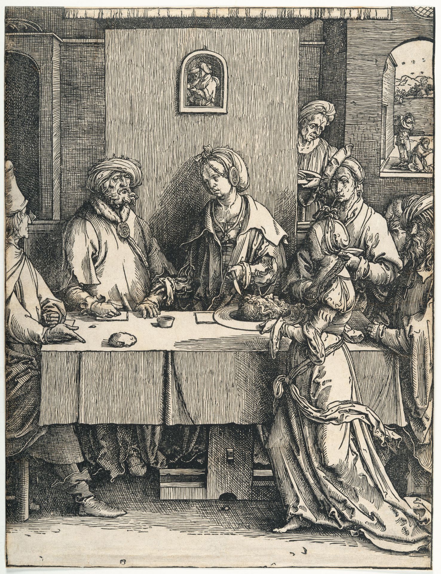 Lucas van Leyden – Salome mit dem Kopf Johannes des Täufers - Bild 2 aus 3