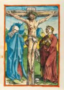 Hans Baldung, Gen. Grien – Christus am Kreuz, zwischen Maria und Johannes
