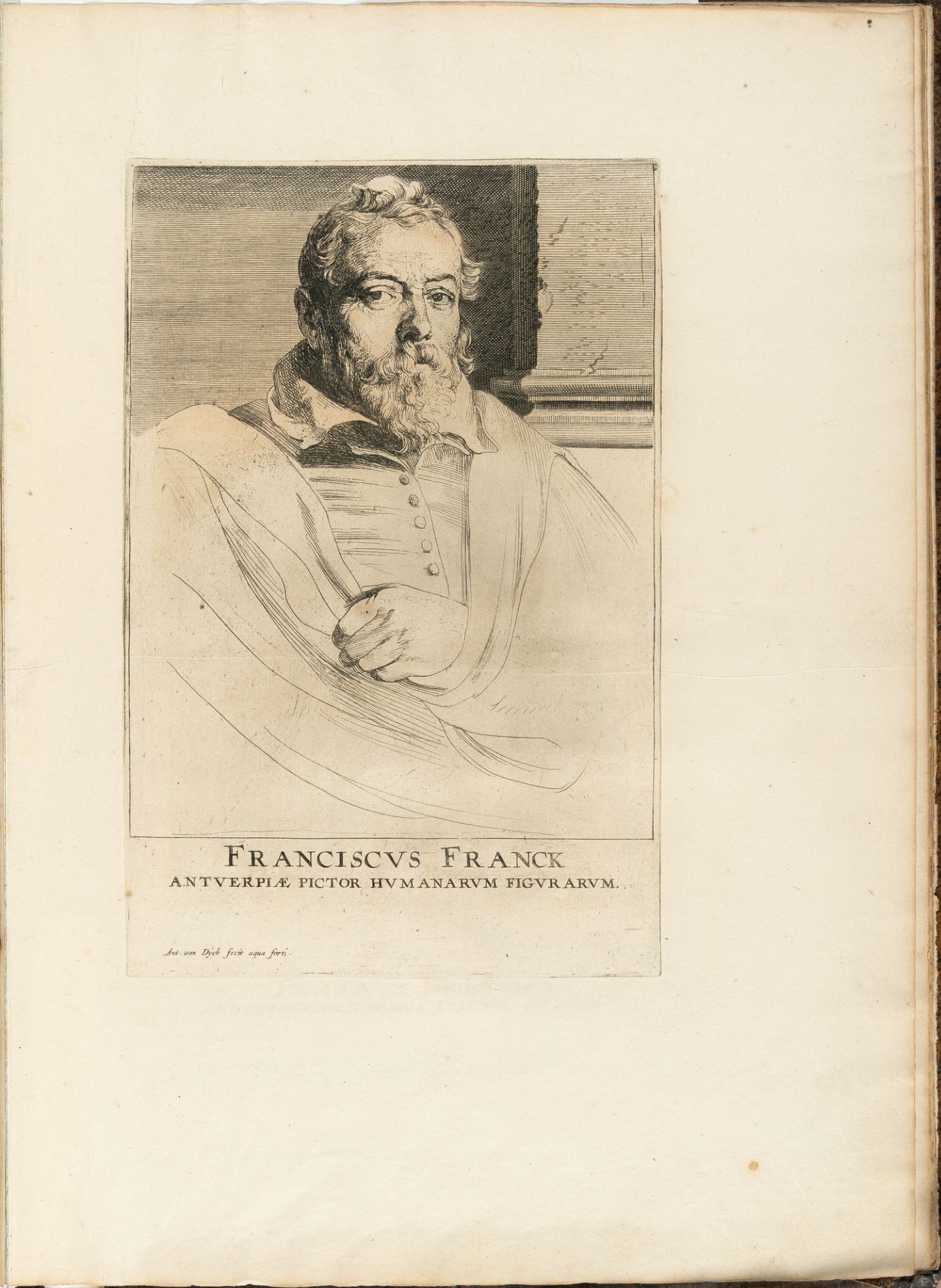 Anthonis van Dyck – Folge von 86 Bll.: Icones Principum Virorum Doctorum, Pictorum Chalcographorum S - Bild 2 aus 12