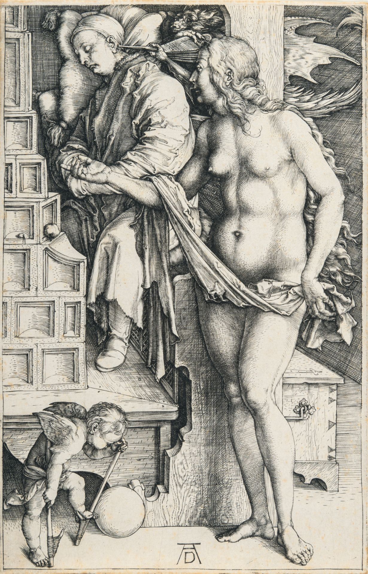 Albrecht Dürer – Die Versuchung des Müßiggängers (Der Traum des Doktors)