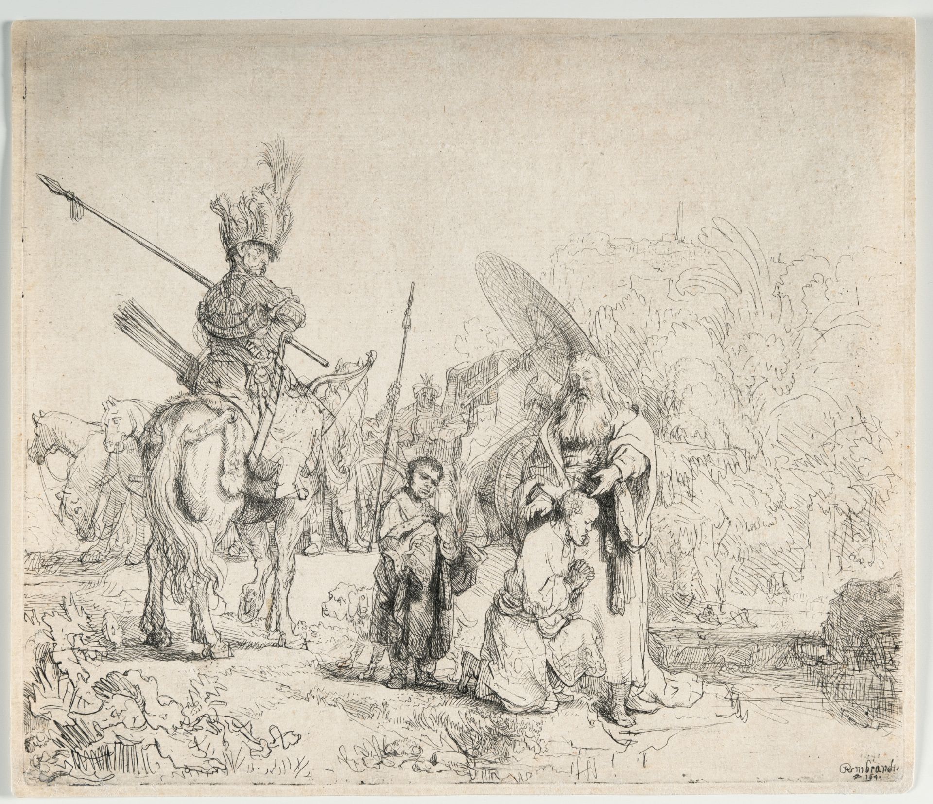 Rembrandt Harmensz. van Rijn – Die Taufe des Kämmerers - Bild 2 aus 3