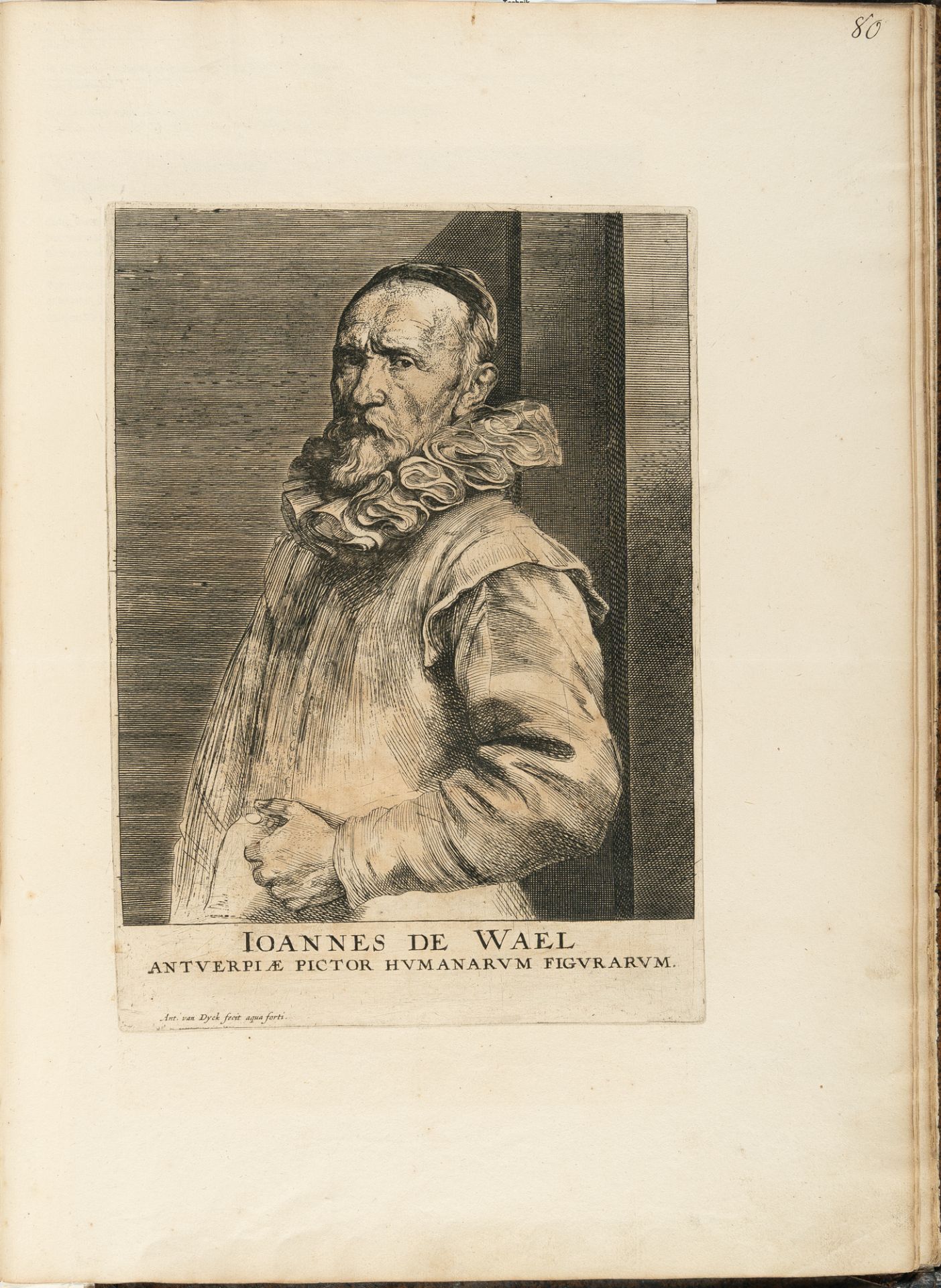 Anthonis van Dyck – Folge von 86 Bll.: Icones Principum Virorum Doctorum, Pictorum Chalcographorum S - Bild 7 aus 12