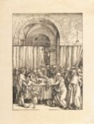 Albrecht Dürer – Joachims Opfer wird vom Hohenpriester zurückgewiesen