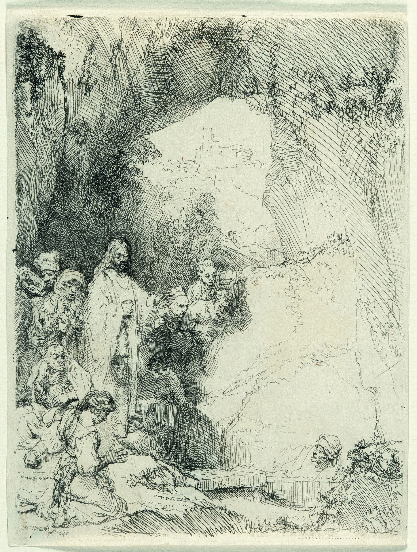 Rembrandt Harmensz. van Rijn – Die kleine Auferweckung des Lazarus - Bild 2 aus 3