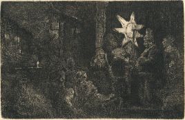 Rembrandt Harmensz. van Rijn – Der Dreikönigsabend
