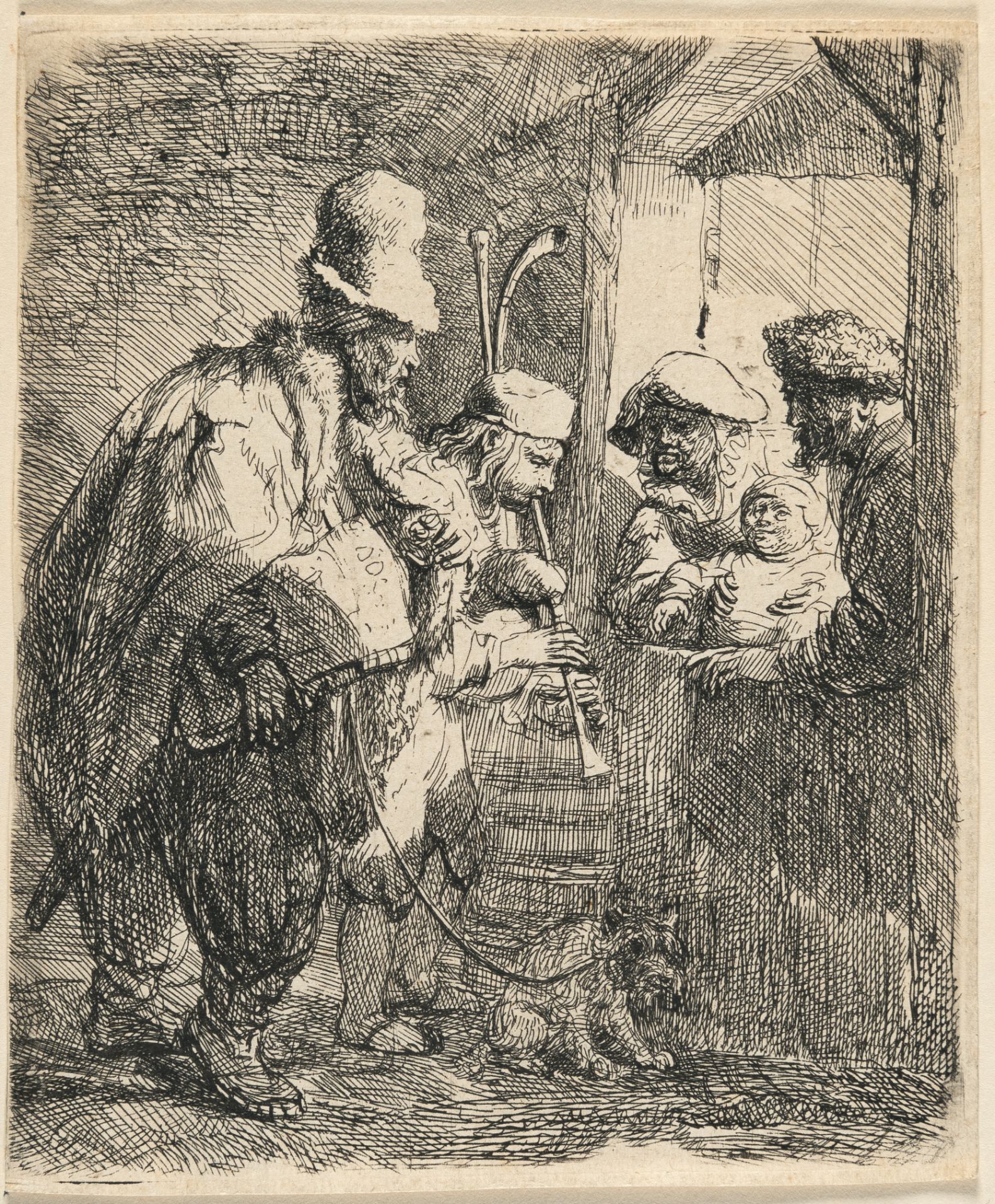 Rembrandt Harmensz. van Rijn – Die wandernden Musikanten - Bild 2 aus 3
