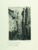 Camille Pissarro – „Une rue à Rouen (rue des Arpents)“