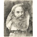 Giovanni Domenico Tiepolo – Bärtiger Greis mit kleinem Turban