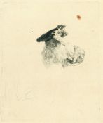 Rembrandt Harmensz. van Rijn – Alter Mann mit Kappe, der seine Augen beschattet