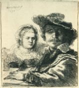 Rembrandt Harmensz. van Rijn – Selbstbildnis mit Saskia