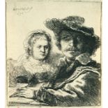 Rembrandt Harmensz. van Rijn – Selbstbildnis mit Saskia