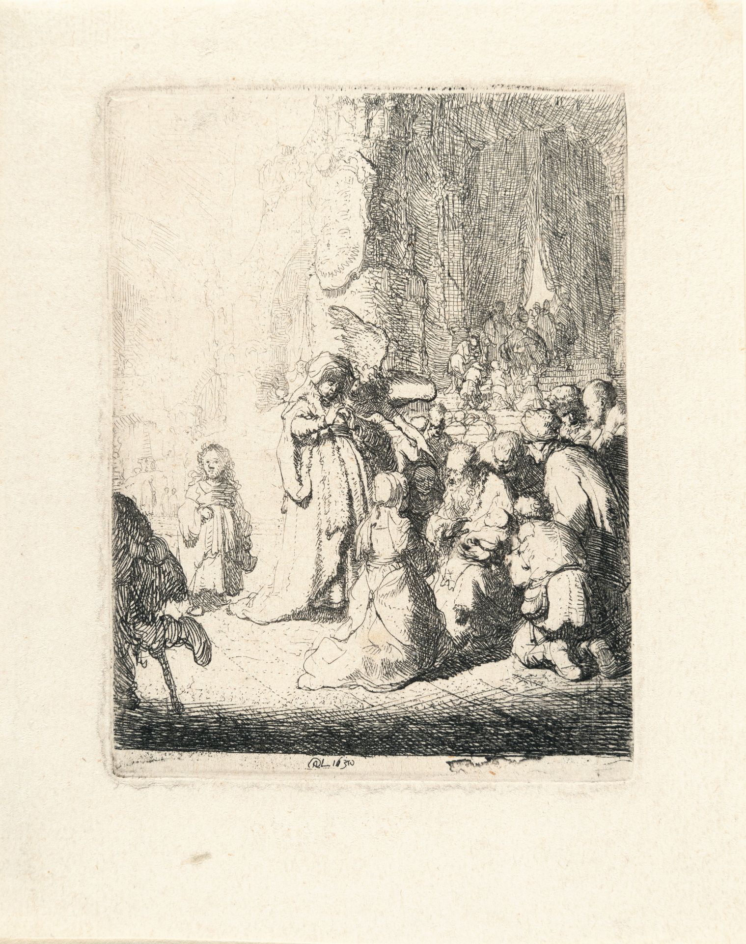 Rembrandt Harmensz. van Rijn – Die kleine Darstellung im Tempel